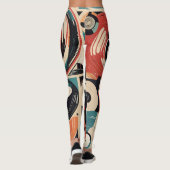 Leggings Disques abstraits (Dos)