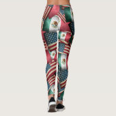Leggings Distants mexicains/américains - États-Unis et Mexi (Dos)