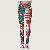 Leggings Distants mexicains/américains - États-Unis et Mexi (Devant)