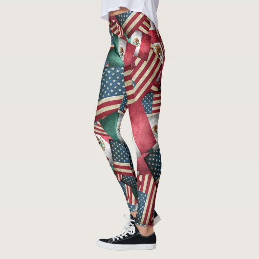 Leggings Distants mexicains/américains - États-Unis et Mexi (Gauche)