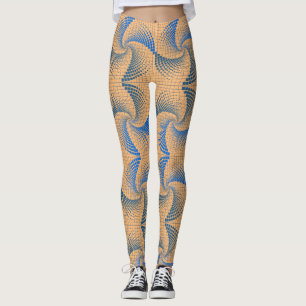 Leggings Distorsion motif Twist LOrange BG