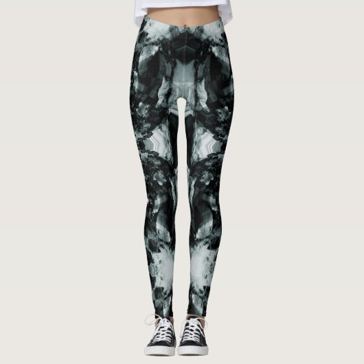 Leggings Distorsions nuageuses 4 (Devant)