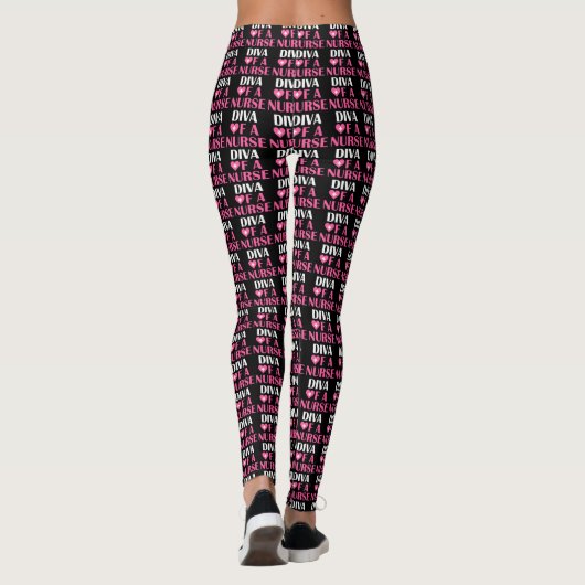 LEGGINGS "DIVA D'UNE INFIRMIÈRE" (Dos)