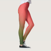 Leggings Divisé, rouge, vert, dégradé (Droite)