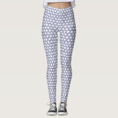 Leggings do-it-yourself BG Marocain Quatrefoil #7 Marine Bl (Devant)