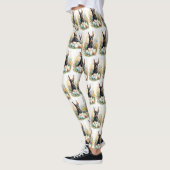 Leggings Doberman avec œufs de Pâques (Gauche)