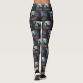 Leggings Doberman Halloween effraie (Dos)