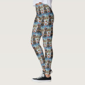 Leggings Doberman Winter Wonderland Christmas Joy (Gauche)