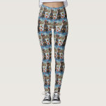 Leggings Doberman Winter Wonderland Christmas Joy<br><div class="desc">Ce design festif reflète l'esprit joyeux de la période des fêtes, avec un adorable petit portant un chapeau de Père Noël. Le chien est niché dans un pays des merveilles hivernales, avec un bonhomme de neige, un sapin de Noël décoré et des cadeaux joliment emballés. Les flocons de neige tombent...</div>