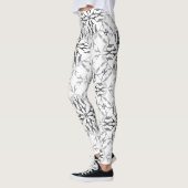 Leggings Dogrands noirs et blancs (Gauche)