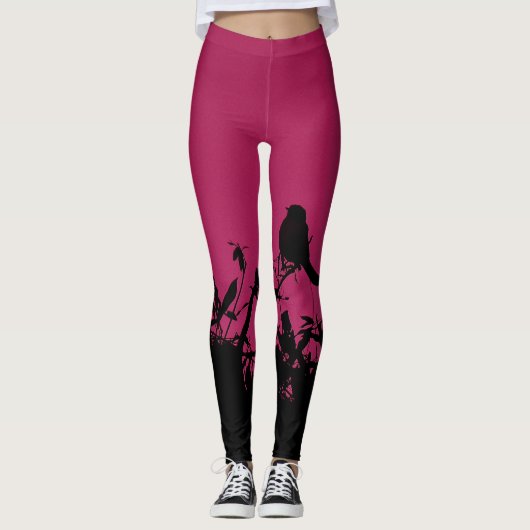 Leggings d'oiseaux (Devant)