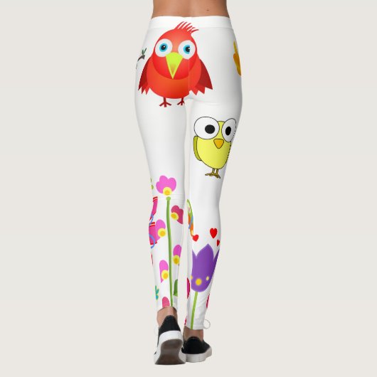 Leggings d'oiseaux (Dos)