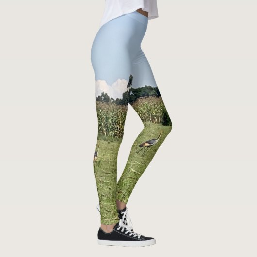 Leggings d'oiseaux de grue (Droite)