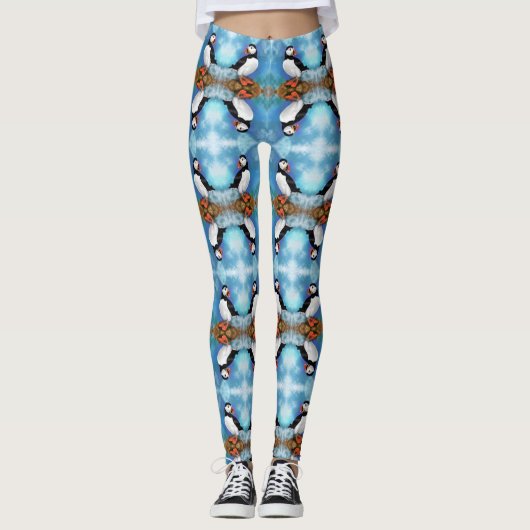 Leggings d'oiseaux de l'Atlantique (Devant)