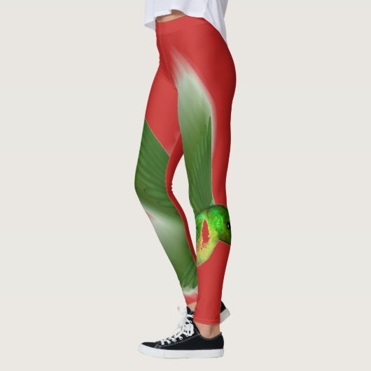 Leggings d'oiseaux verts (Gauche)
