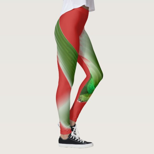 Leggings d'oiseaux verts (Droite)