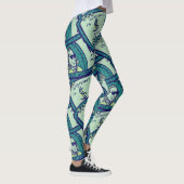 Leggings Dollar Billets : Motif d'argent transparent (Droite)