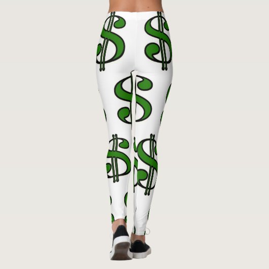 LEGGINGS ***DOLLAR SIGNE GALORE*** (Dos)