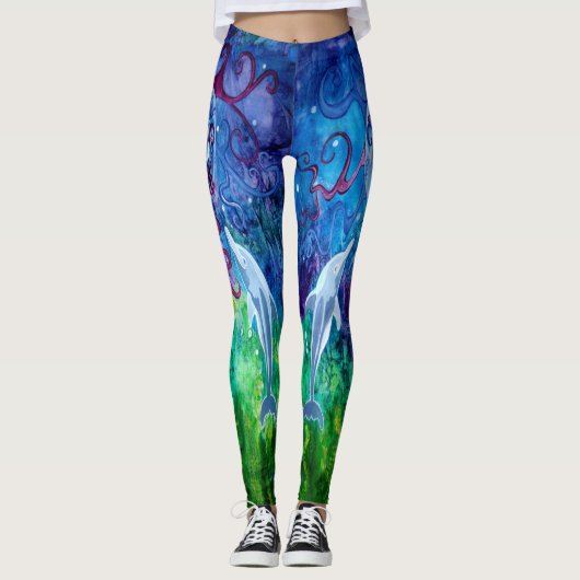 Leggings Dolphin Gaze (Voorkant)