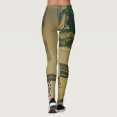 Leggings Don pour amoureux de bibliothèque (Dos)