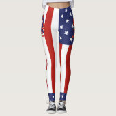 Leggings Donald Trump - RENDANT L'AMÉRIQUE GRANDE et FORTE (Devant)