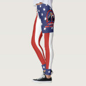 Leggings Donald Trump - RENDANT L'AMÉRIQUE GRANDE et FORTE (Gauche)