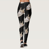 Leggings Donkey appelé Carottes, Noir (Dos)