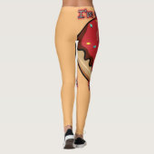 Leggings Donut en colère : Frais par patience (Dos)