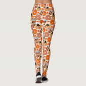 Leggings Donuts d'action de grâce et tranches d'orange de l (Dos)