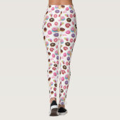 Leggings Donuts et Coeurs colorés et savoureux (Dos)