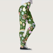 Leggings Doodé motif teinte pastel D Vert BG (Droite)