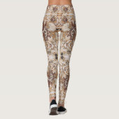 Leggings Doodle Art Abstrait (Dos)