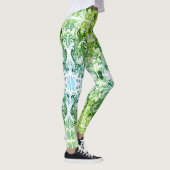 Leggings Doodle Art Abstrait (Droite)
