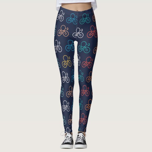 Leggings Doodle Bicycle (Devant)