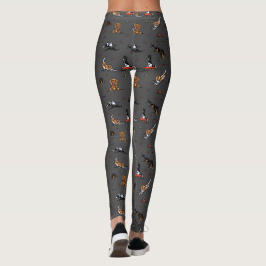Leggings Doodle Cavalier King Charles Spaniels CKCS (Dos)