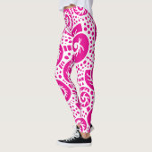Leggings Doodle de coquille d'escargot 47 (Gauche)