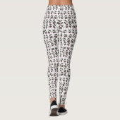 Leggings Doodle d'ours panda drôle (Dos)