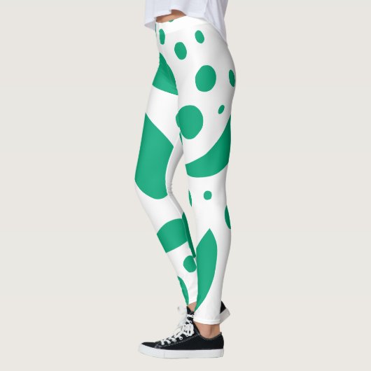 Leggings Doodle forme gras (Gauche)