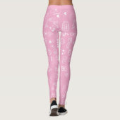 Leggings Doodle romantique (Dos)