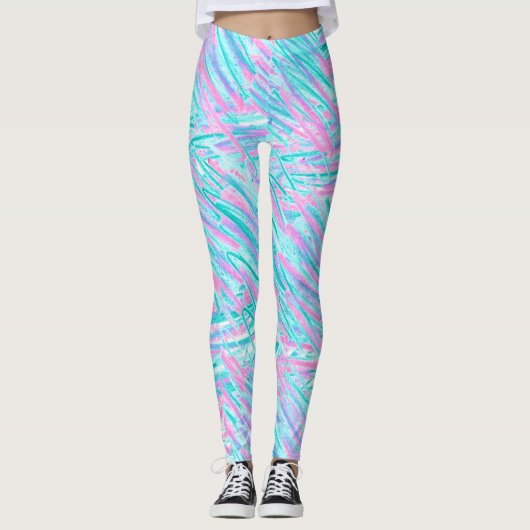 Leggings Doodly Neon Nostalgic (Devant)
