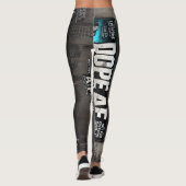 Leggings Dope_AF jambes étirées athlétiques (Dos)