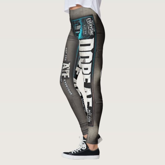Leggings Dope_AF jambes étirées athlétiques (Gauche)