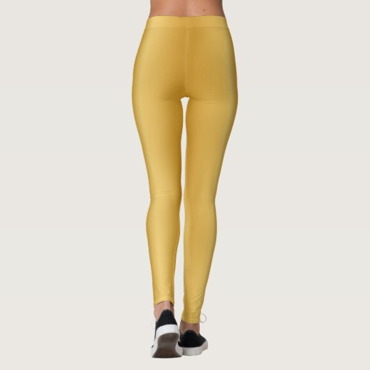 Leggings D'or brillant (Dos)
