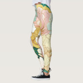 Leggings d'or turquoise japonais (Gauche)