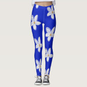 Leggings d'orchidée bleu ardoise foncée (Devant)