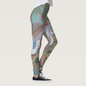 Leggings Doses stylisées dans le jardin fleuri (Droite)