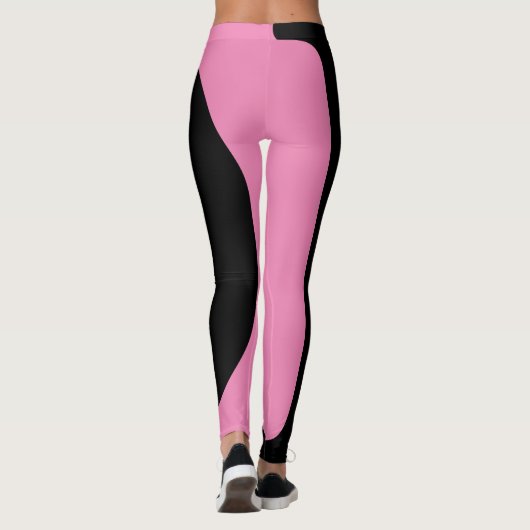 Leggings dossier rose et noir (Dos)