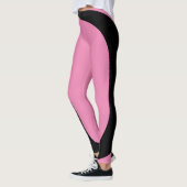 Leggings dossier rose et noir (Gauche)