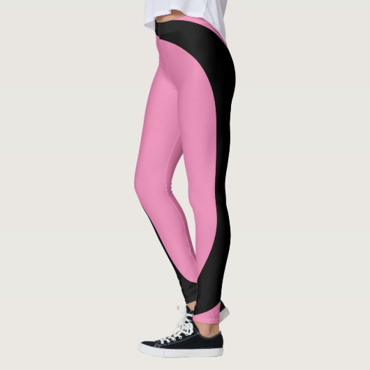 Leggings dossier rose et noir (Gauche)