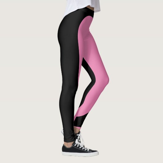 Leggings dossier rose et noir (Droite)
